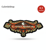Eagle Lady Rider Iron on Applique Embroidered Ornamental Biker Patch 4.5... - $16.90