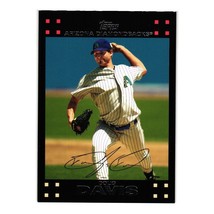 2007 Topps Baseball Card Collector Doug Davis 489 Arizona Diamondbacks - £2.39 GBP