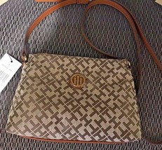 NEW Tommy Hilfiger Cross body X Body Shoulder Bag Jacquard Retail price ... - $45.43