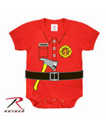 2T Toddler Baby Infant One Piece FIREMAN UNIFORM Shower Gift Rothco 67097 - £9.47 GBP