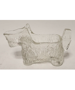 Vintage LE Smith Scottie Terrier Dog Pressed Glass Creamer Candy Dish 1930s - $376.79 MXN