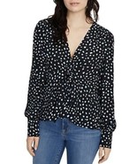 MSRP $99 Sanctuary Ella Tie-Front Top Black Size 2XL - $34.65