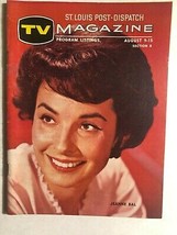 TV MAGAZINE St. Louis (MO) August 9, 1964 Jeanne Bal cover - £10.34 GBP