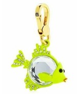 Juicy Couture Charm Crystal Gem Fish Green Goldtone New Original Labeled... - €83,58 EUR