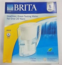 Brita Water Filtration System Pitcher Size: 5 Cups New Slim 1 Filter Ship Free - £39.95 GBP
