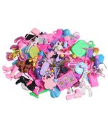 250pcs. Fashion Doll Dress-Up Accessories-Purses, Shoes, Brushes,and More! - $39.99