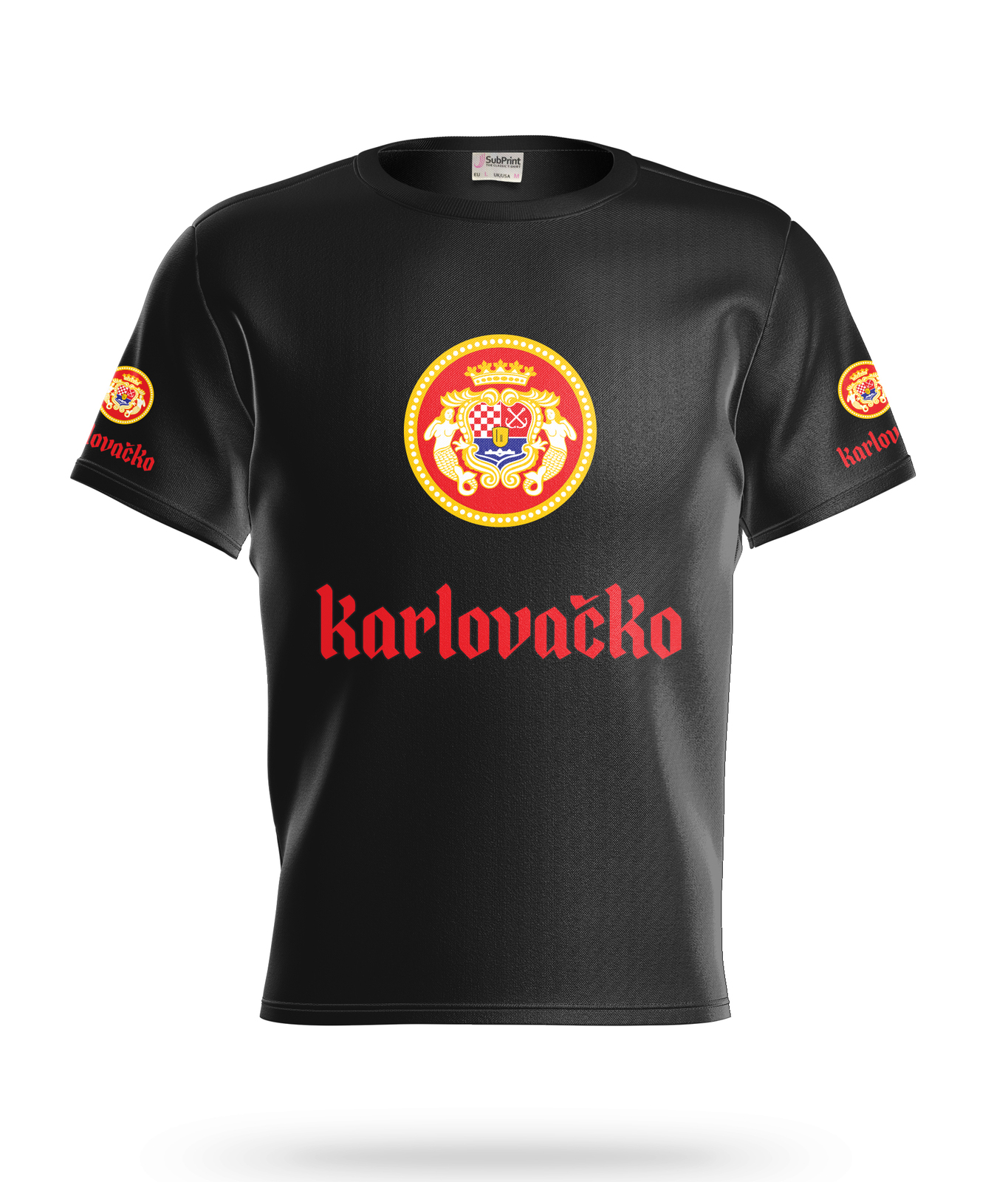 Karlovacko  Beer Logo Black Short Sleeve  T-Shirt Gift New Fashion