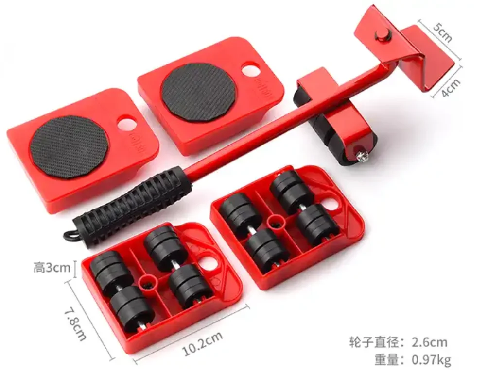 Move Heavy Duty Furniture Lifter 4 Sliders Moving Wheels Set Moving Furn... - £13.81 GBP+