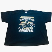 New Orleans Saints T-shirt NFC Champions 2018 Drew Brees NFL Gildan 2XL ... - $19.75