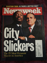 NEWSWEEK November 11 1996 Mayors Rudolph Giuliani Willie Brown - £6.77 GBP