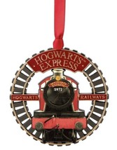 Universal Studios Harry Potter Hogwarts Express Train Track Metal Orname... - $53.99