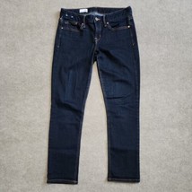 Gap Curvy Skinny Jeans Womens 26 Short Blue Dark Wash Cotton Stretch - £22.13 GBP