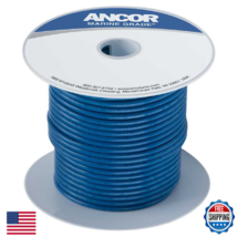 Ancor 100110 Marine Grade Tinned Copper Boat Wiring 18-Gauge 100ft Blue - $39.75