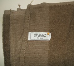 US Military &quot;coyote&quot; brown bath (?) towel 20 X 36 inches - £15.63 GBP