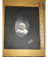 Blonde Girl Cabinet Card-Found Snapshot-Elite Studio 3”x5” Young Clothin... - £6.91 GBP