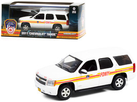 2011 Chevrolet Tahoe White with Stripes FDNY &quot;Fire Department City of New York&quot;  - £23.89 GBP