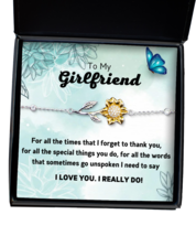 To my Girlfriend,  Sunflower Bracelet. Model 64024  - £46.87 GBP