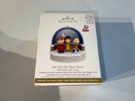 Hallmark Keepsake Peanuts Gang Ornament Ho! Ho! Ho! Tasty Snow Charlie Brown  - £36.86 GBP