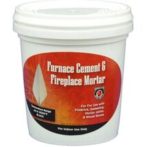 Meeco 1334 1 qt. Furnace Cement &amp; Fireplace Mortar Black - $37.97 CAD