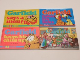 VTG 1980&#39;s 1990&#39;s Garfield Lot Of 4 Books Jim Davis First Editions Paperback - £15.72 GBP