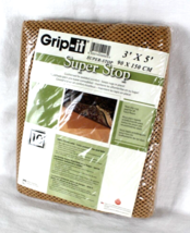 Grip-It Super Stop Cushioned Non-Slip Indoor Rug Pad for Hard Surfaces 3 X 5 FT - £12.59 GBP