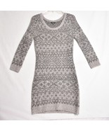 Women&#39;s Grey Long Sleeve Sweater Dress Size Medium - €21,34 EUR