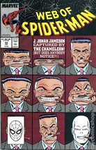 Web Of Spiderman #52 By Marvel Comic Book 1989 Captured By The Chameleon ! - £35.44 GBP