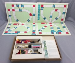 1965 HorseShow Show Jumping Game USA Hoffecker Complete Boards Garden Sp... - $32.68