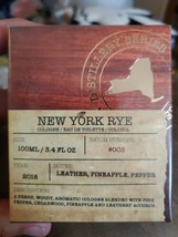 New York Rye Cologne 3.4oz Distillery Series - Factory Sealed *Batch 003* 2018 - £25.96 GBP