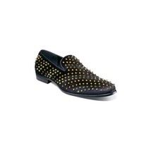 Stacy Adams Sabert Colorful Spike And Stud Slip On Black Multi 25612-009 image 6