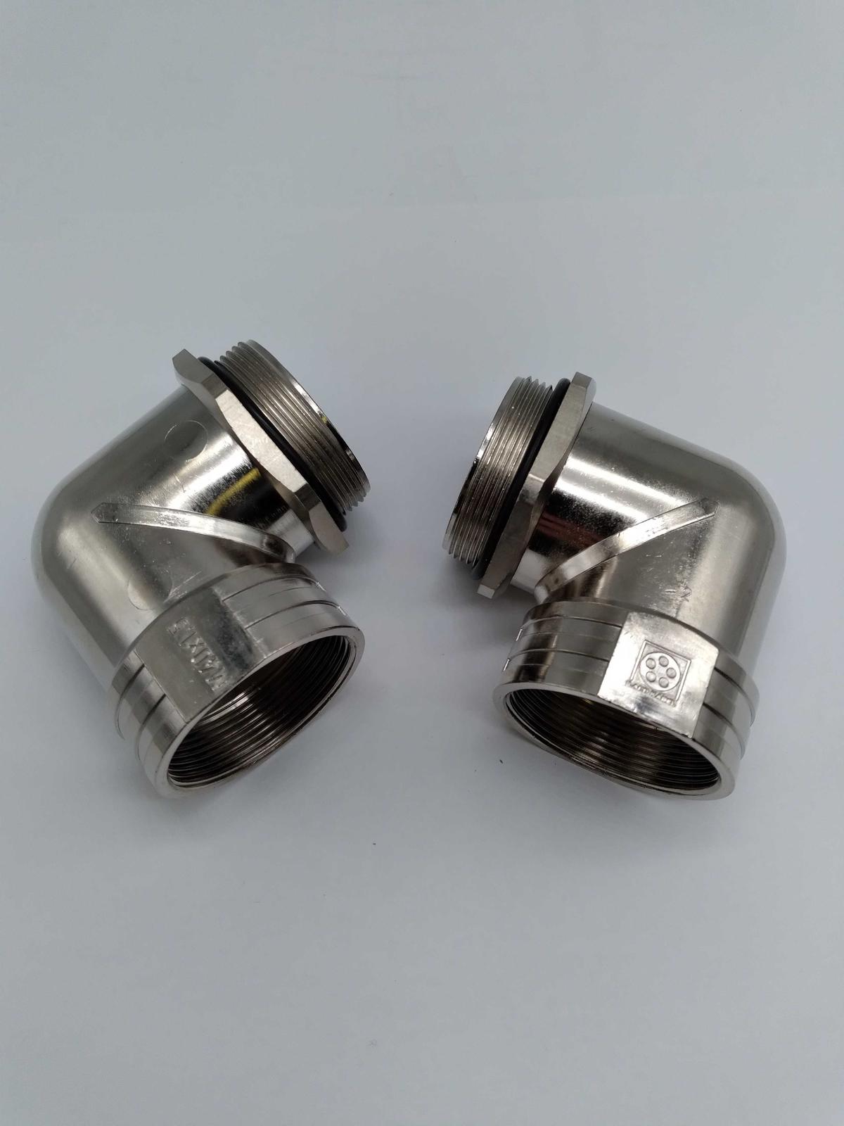NEW Lapp 52107851 Angle Metal Gland M40 No Seal Lot of 2 - $14.25