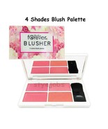 Bella Forever Blusher 4 Shades Matte Shimmer Powder Blush Palette - $132.89 MXN