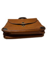 Luxury Beltrami Italian Tan Leather Slim Briefcase Bag Unisex Men&#39;s Top ... - $141.55