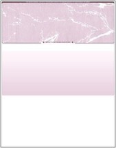 50 Blank Check Stock Paper - Check on Top - Burgundy Marble - £4.69 GBP