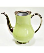 Haviland Limoges Laque De Chine Platinum Rim - Pistache Large Teapot No Lid - £143.38 GBP