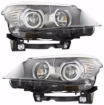 Bmw 5 Series E60 2008-2010 Halogen Only Headlights Head Lights Lamps Pair New - £546.04 GBP