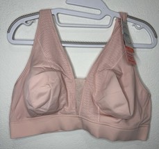 Jockey Forever Fit Lightly Lined Blush Pink Soft Lace Bra Size 3XL - $24.74