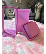 NEW TUPPERWARE LARGE PICK A DELI PURPLE + FREE GIFT W/PURCHASE - $22.76