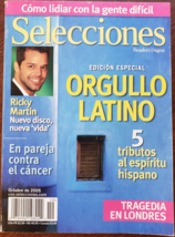 Selecciones Reader&#39;s Digest Oct 2005, in Spanish: Ricky Martin, espiritu hispano - £15.68 GBP