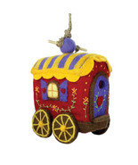 Circus Car 484080 Gypsy Wagon Wild Woolies Sheep Wool Felt Birdhouse - $47.54 CAD