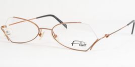 Vintage Flair 459 668 Copper /Silver UNIQUE RARE EYEGLASSES 52-17-135mm Germany - $178.20