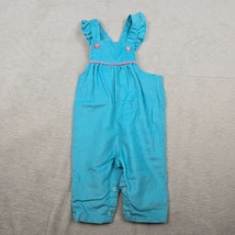 Vintage Baby Overalls Girls 18 Months Healthtex Ruffles Corduroy Jumper ... - $39.94