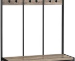 Vasagle Large Coat Rack Stand, Coat Tree With 12 Hooks, And Shoe Bench In - £122.36 GBP
