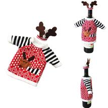 Reindeer Wine And Champagne Bottle Covers - £9.61 GBP