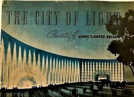 New York  World&#39;s Fair Diorama Booklet - THE CITY OF LIGHT  1939 Con Edison  - $9.50