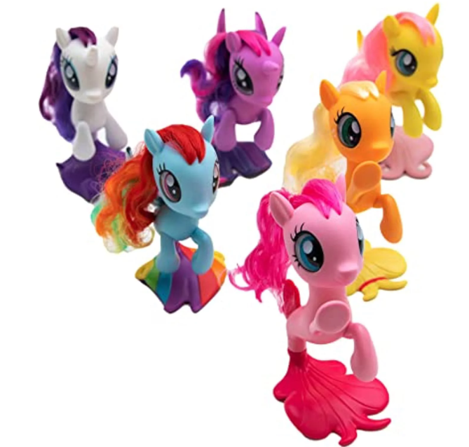 hasbro my little pony seapony collection pack fantasy scene six pack - new 2018