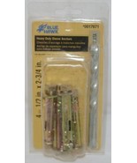 Blue Hawk 0017671 Heavy Duty Sleeve Anchors 4 Piece Masonry - £11.79 GBP