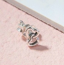 Me Collection Sterling Silver My Double Heart Single Stud Earring  (Single) - $8.00