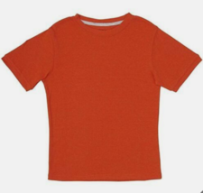 French Toast Little Boy&#39;s 2x2 Rib Tee, Orange Mandarin Heather Sz 4 NWT - £7.04 GBP