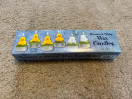 Easter Tea Light Candles 6 Pack Of Bunnies And Chicks New in Box - $10.39